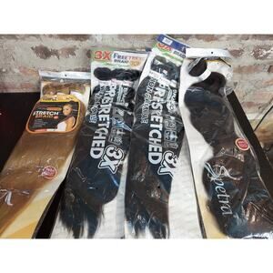 Lot Of Hair 3X BRAID 301 28" FREETRESS SYNTHETIC PRE-STRETCHED JUMBO BRAIDING J